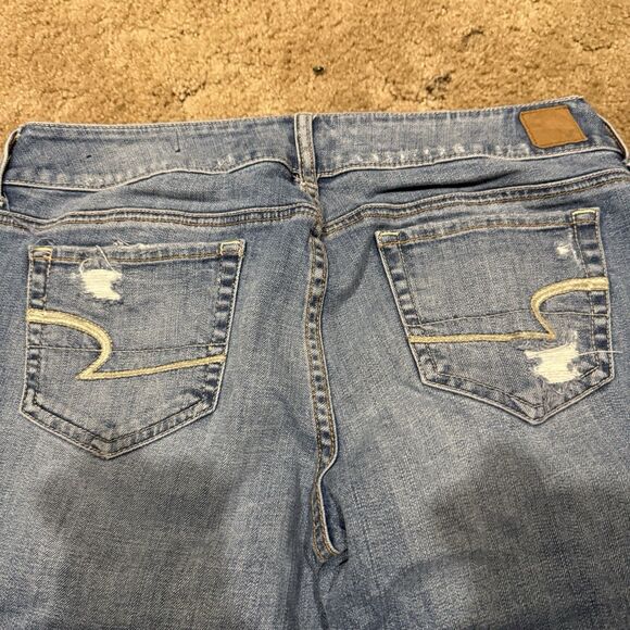 American Eagle Outfitters Women's Blue Boot Cut Jeans - Picture 8 of 9